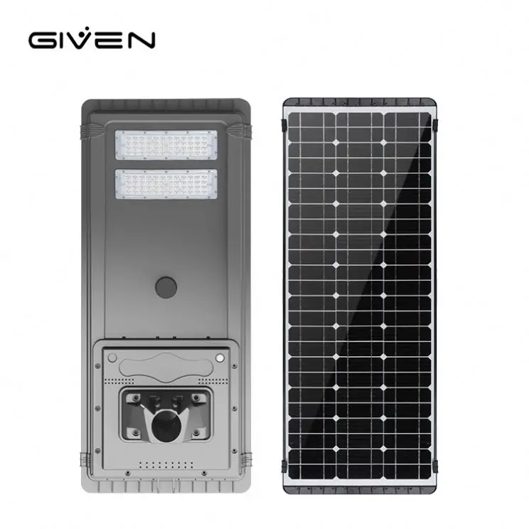 Low Price Aluminum Highway Rainproof IP66 40W 50W 60W 80W 100W 120W All In One Solar Led Streetlight