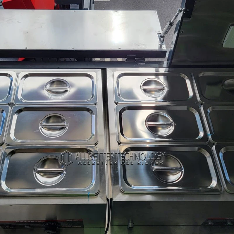 Fully Equipped Mobile Kitchen Bbq Food Truck Shop Restaurant Pizza Lemonade Big Shipping Container Food Trailer For Sale