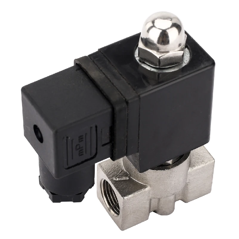 JCRSLB Combustion engine accessories micro solenoid valve 1/4in-3/8in AC220V/AC110V/DC24V/DC12V