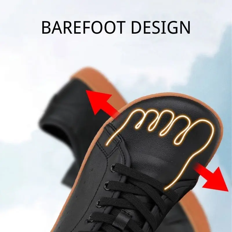 Men Women Non-slip Wide Toe Box Sports Flat Shoes Minimalist Zero Drop Training Fitness Beach Trail Walking Style Barefoot Shoes