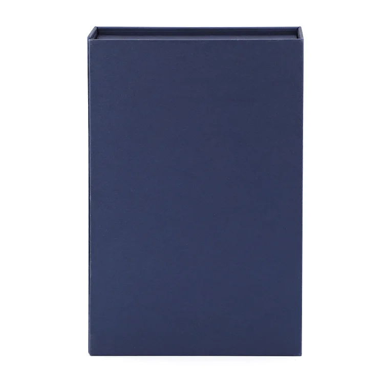 Recyclable Rigid Cardboard Luxury Suede Gift Box Handmade Cd Clamshell Box With Custom Insert