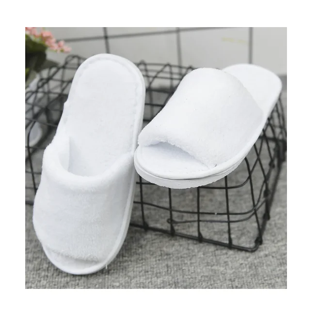 Best price modern design five star indoor room guest luxury soft EVA sole disposable wholesale hotel slippers