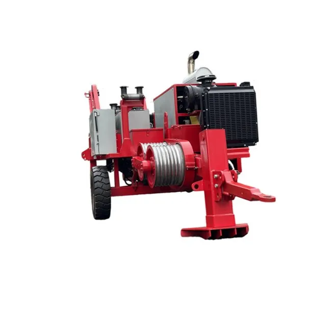 GS90 Electric Power Stringing Equipment Overhead Transmission Max Intermittent Pull 90kN Puller Hydraulic Puller