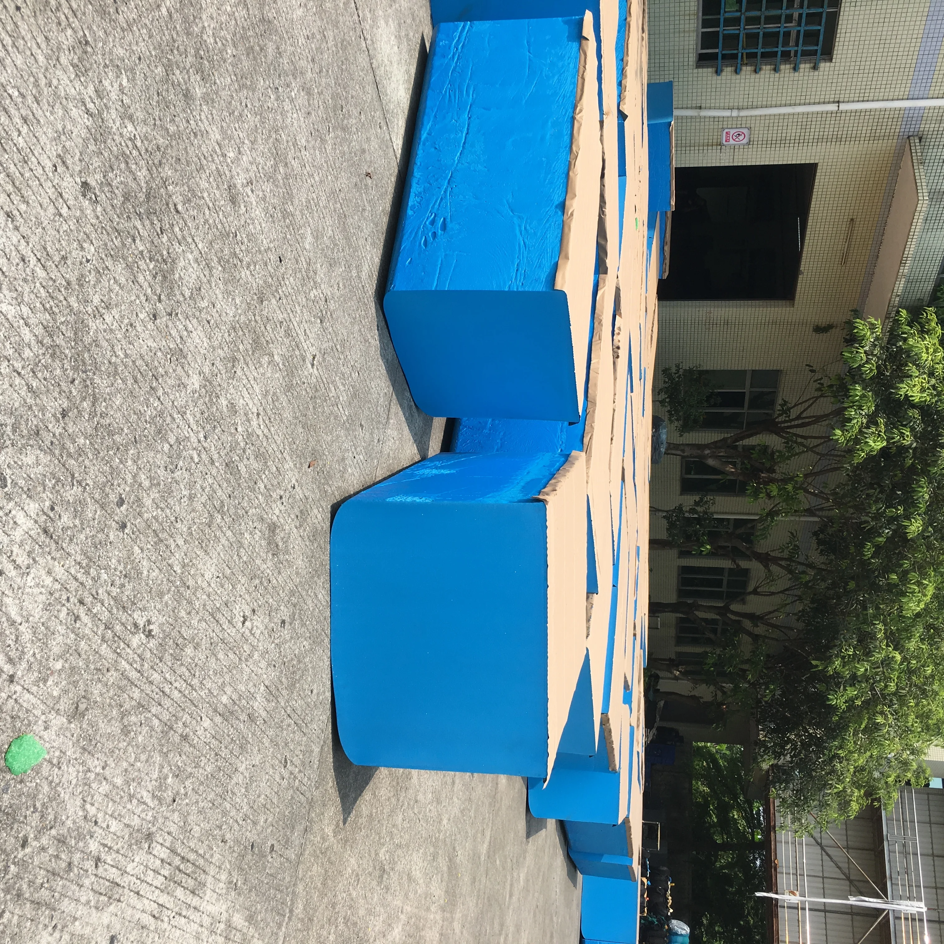 Compressed Large Polyurethane PU foam block 25ppi