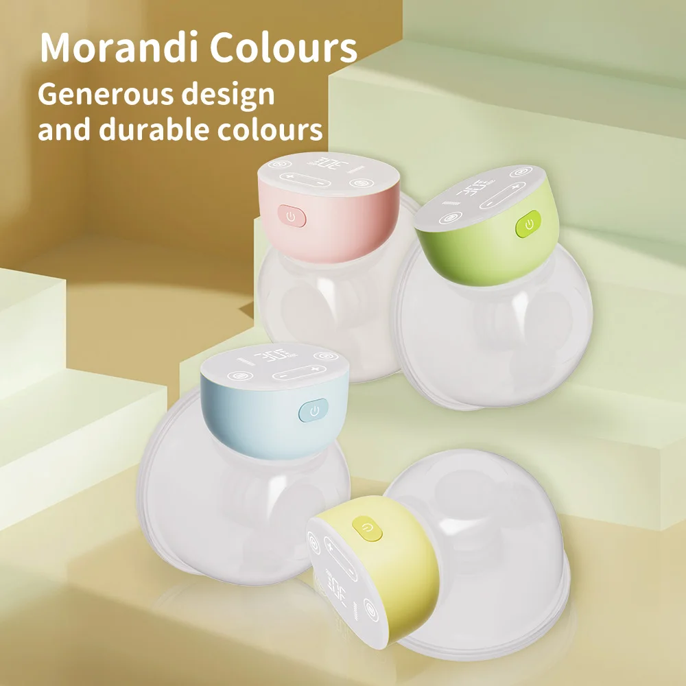 Hands-Free Breast Pump | Compact and Intuitive Single Electric Breast Pump, LED Display, 2 Modes and 9 Suction Levels