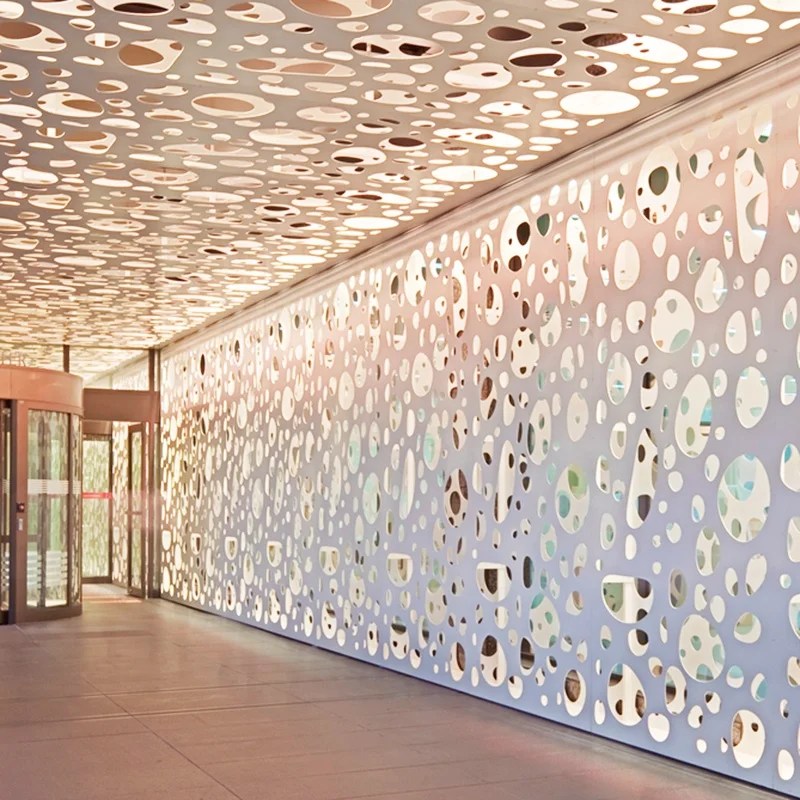 Interior and exterior cnc design aluminum decorative prefabricated Wall Panels Wall Interior for villa hotel decoration