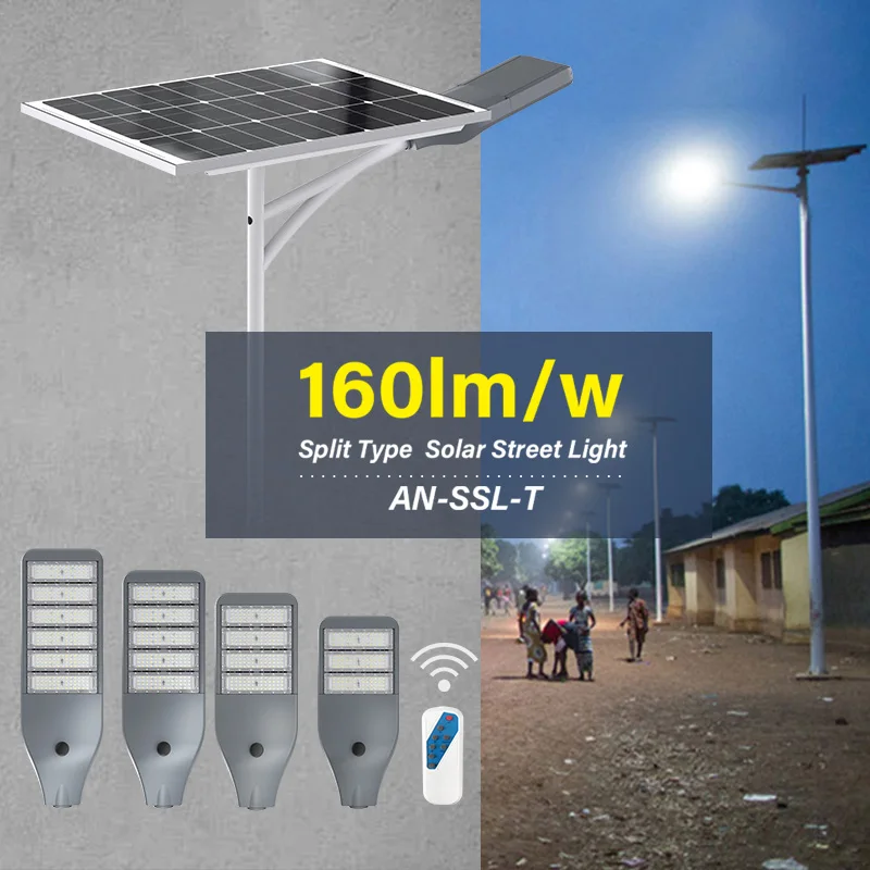 Wholesale ip65 solar garden lights 100w 120w outdoor solar street lamp light