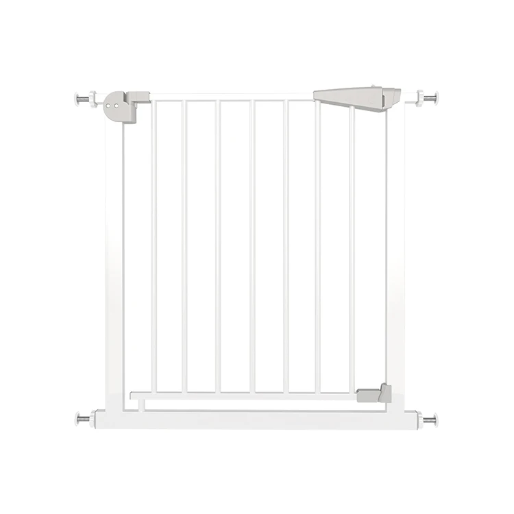 Metal Safety Door Adjustable Baby Gate Dog Safety Gate And Fence For Stairs And Doorways