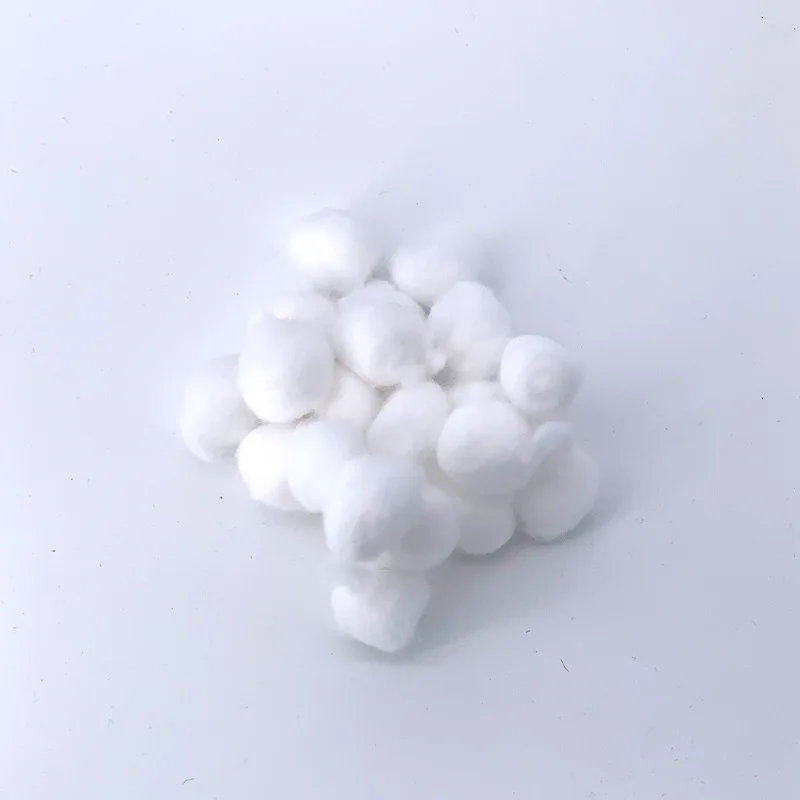 High Quality 100% Cotton Degreasing Cotton Balls Disposable Medical Cotton Balls for Absorbent Use in Hospitals Dental Clinics