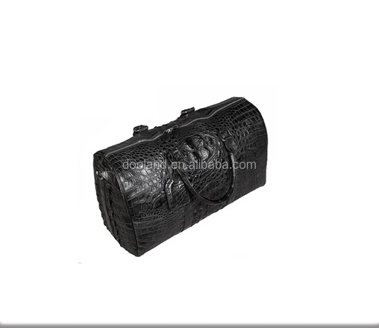 New arrival genuine crocodile leather skin men duffle Bag