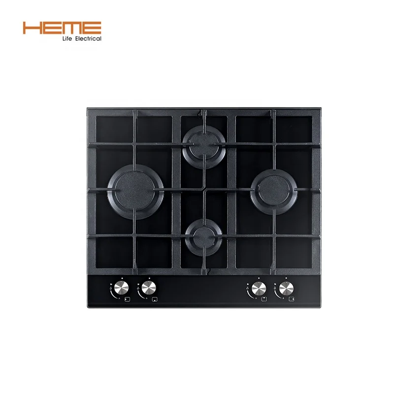 Einbau Gaskochfeld Modern Novel Design Glass Top Kochfelder 4 Burner Built in Gas Hob