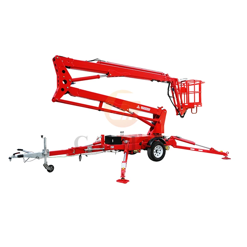 Tow Behind Small Boom Engine Cherry Picker Used