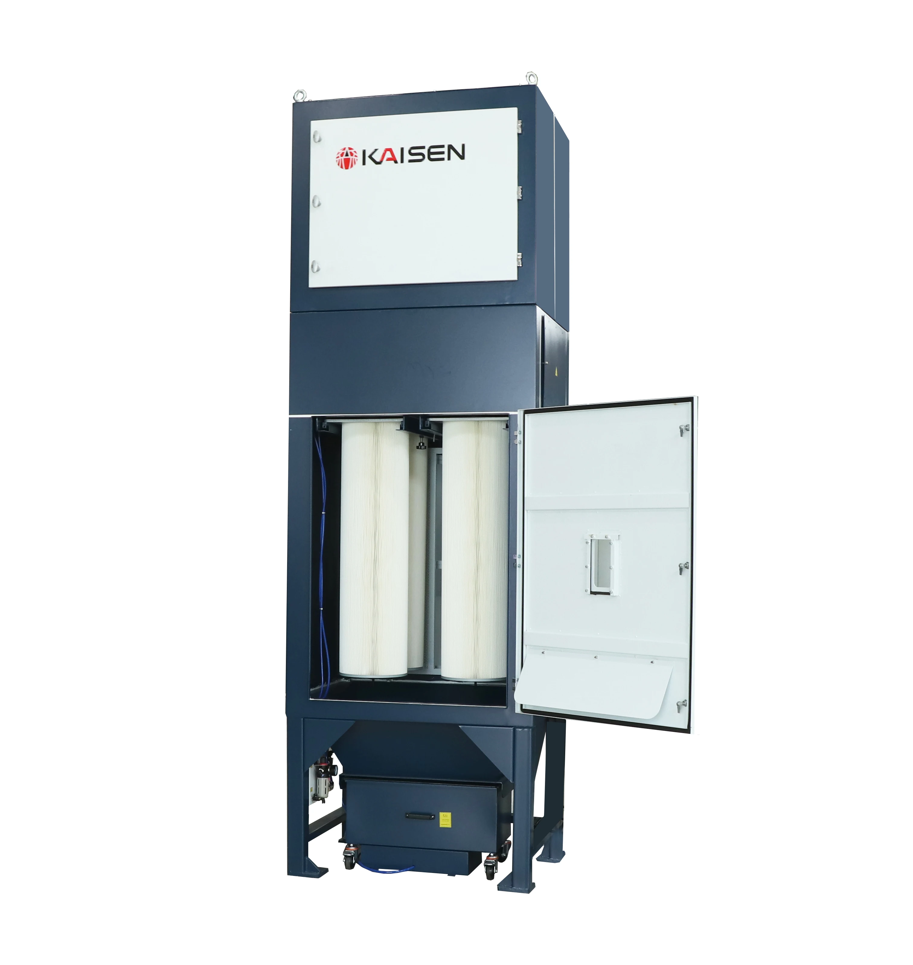 5.5 / 7.5 Kw Auto cleaning laser cutting fume extractor or dust collector with CE and RoHS certification