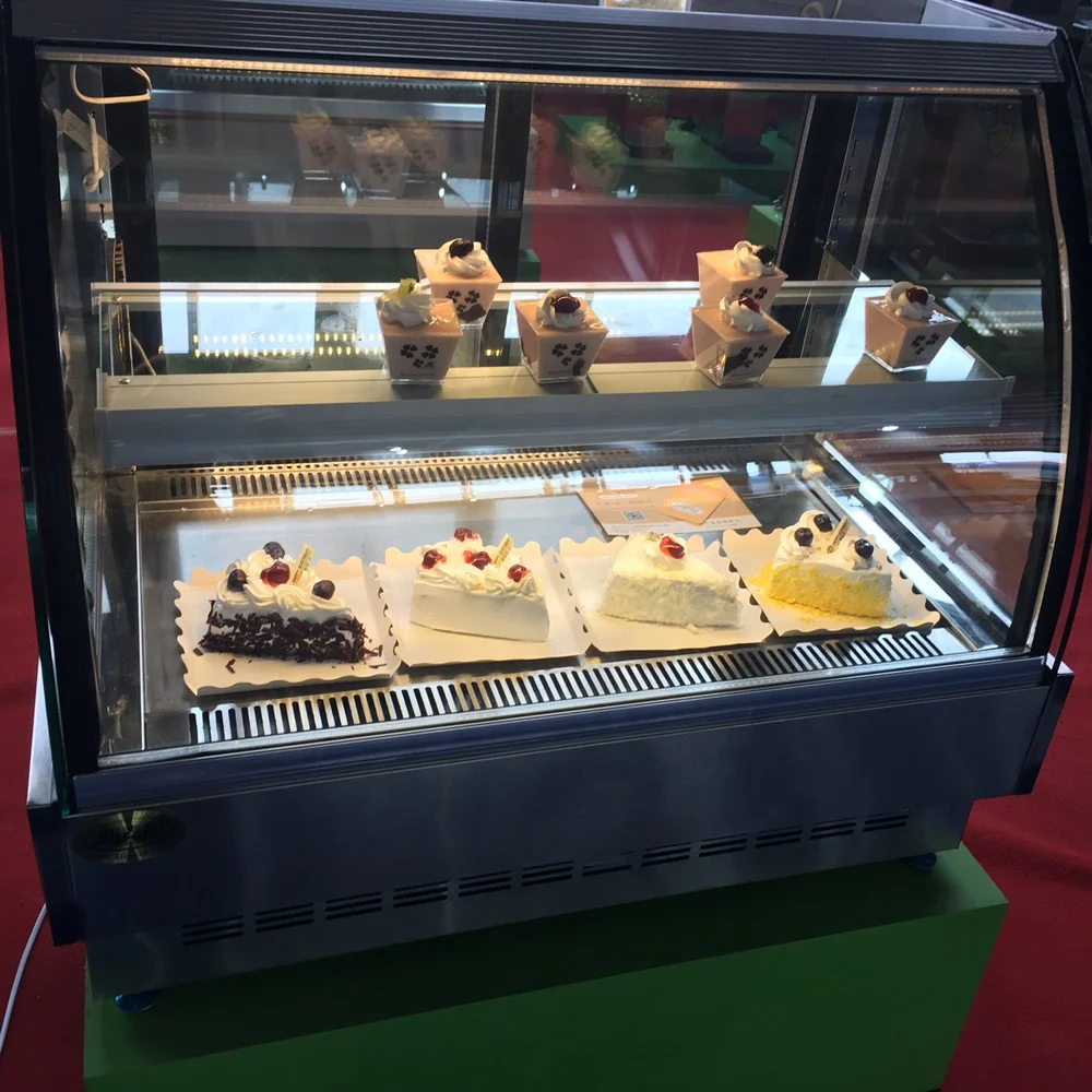 Ximaid LDH-F15B хлебобулочных изделий из гнутого стекла охлажденный напиток демонстрационная Холодильная витрина для тортов с Задней Загрузкой со стеклянной дверью