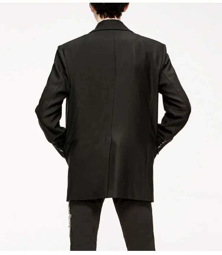 2019 autumn new product Women Suit Open Pure Black Suit coats business suits