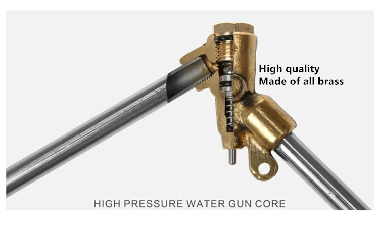 4000 PSI car water gun with 5 Color Quick Connect Nozzle tips, M22 Hose Connector,High Pressure Washer Gun