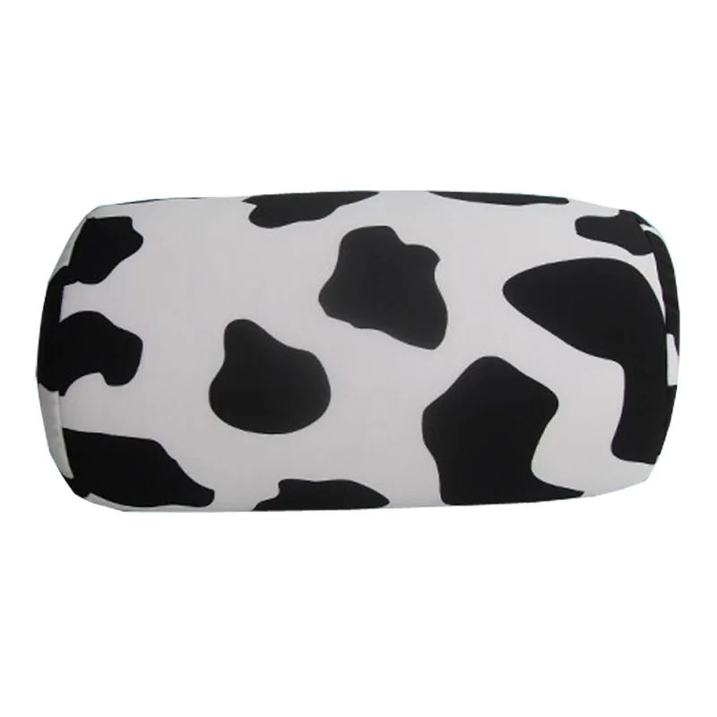 Wholesale Tube Shape Pillow Micro Beads Stuffed Roll Travel Polystyrene Foam Pillow With Adjustable Buckles