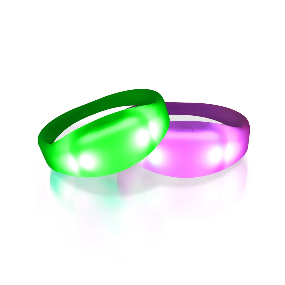 Браслет для праздника gflai Dmx512 с дистанционным управлением браслеты детские реактивной плюшевые светоотражающие на запястье светодиодный браслет