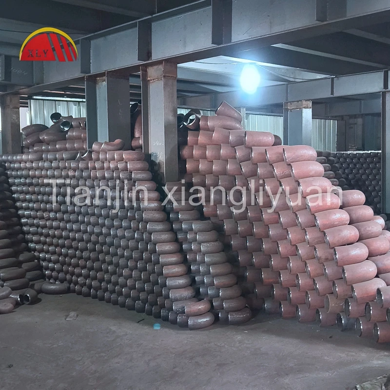 Hot Sale 168mm X 7mm Tube Fitting ASTM A234 90 Or 180 Degree Mild Black Carbon Steel Pipe Elbow Forging Flange Chemical