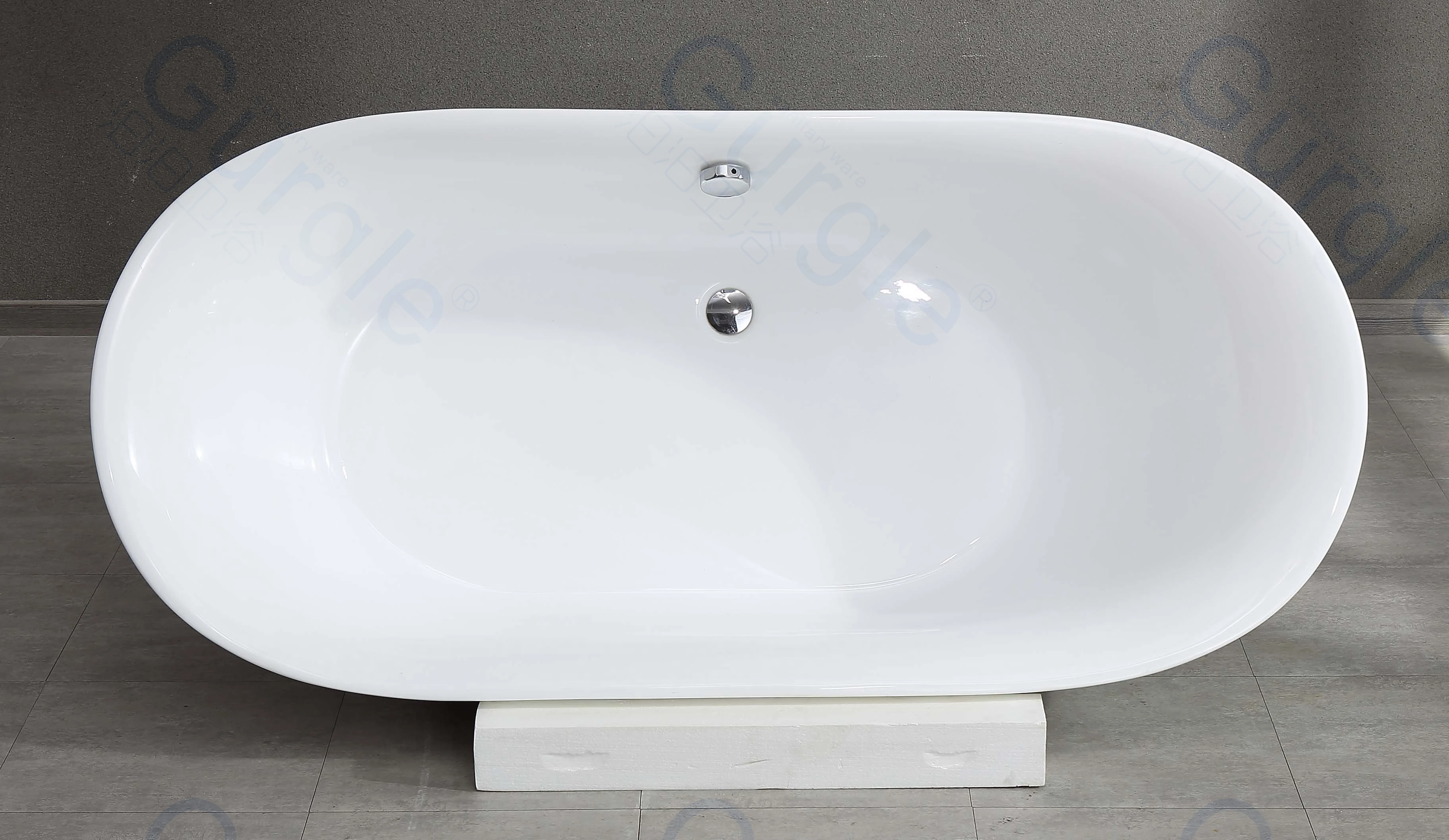 Wholesale Bathtubs High-Quality White Freestanding  Bathroom 5 Years Warranty Freestanding Hotel Bathroom Acrylic Bathtub