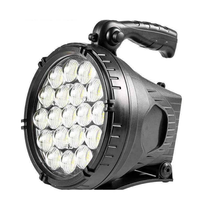 New Rechargeable Spotlight Power Bank Handle Emergency Lantern Led Searchlight for Hunting Vintage