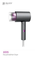 Новый дизайн, портативный фен для волос с двигателем постоянного тока