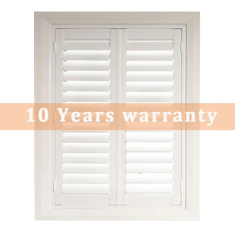 Factory direct plantation shutters pvc exterior folding plantation shutters windows and outdoor shutters