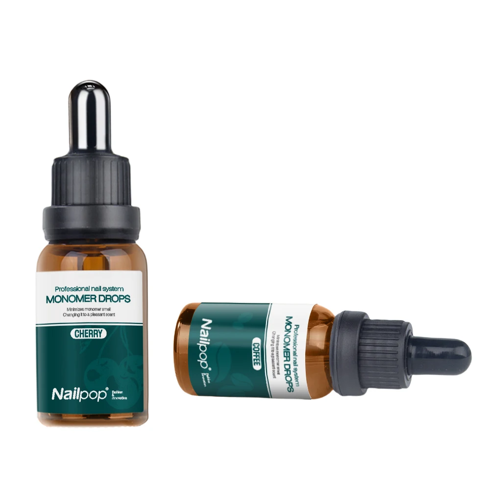 Nailpop легко наносится акриловый жидкий нейтрализатор ароматизированные Ароматические капли для наращивания акриловых и порошковых мономерных капель