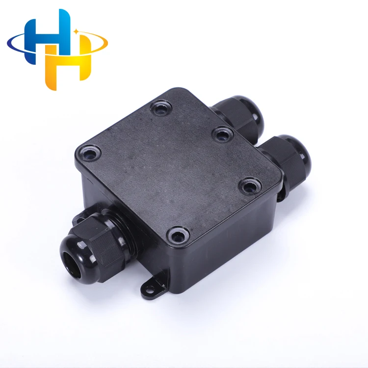 3 Ways 3 Pin Waterproof Connector Outdoor Y Shape Junction Box IP68 Electrical Connectors for 6mm-10mm Cable