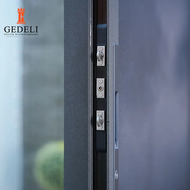Recessed design folding sliding window soundproof aluminum window balcony large glass window