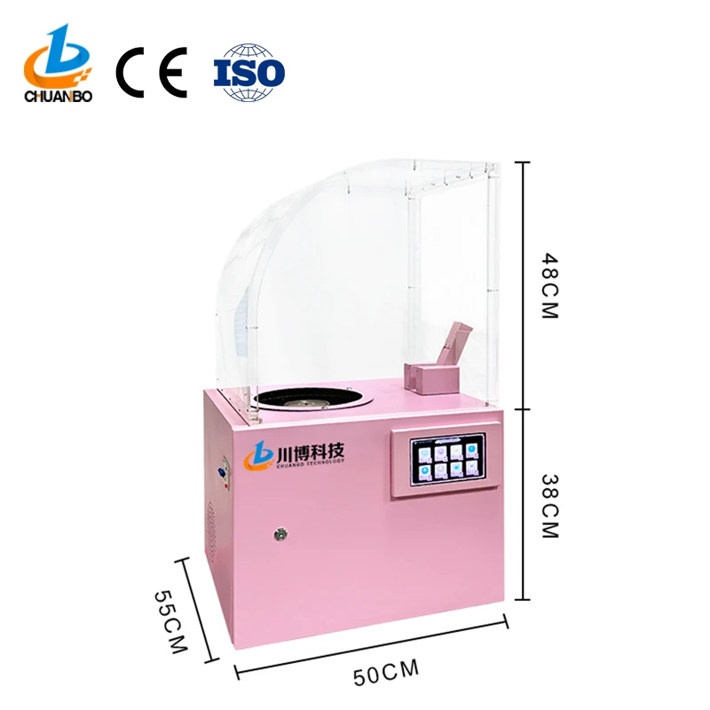 Electric Sugar Cotton Candy Machine /Semi-automatic cotton candy vending machine for sale