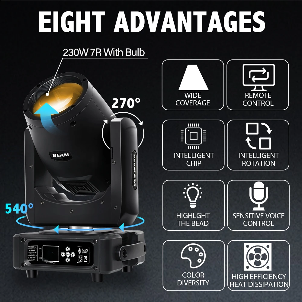 Лидер продаж Подвижная головка Dmx 230 Вт Sharpy 7R освещение