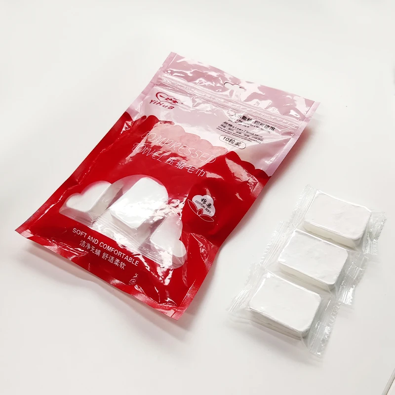 Hot selling 20 pieces 100% portable non-woven compressed towel magic