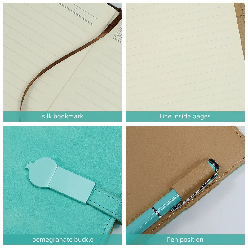 2023 Trending Lake Blue Power Bank Notebook Pen Thermos Cup  Custom Gifts Boxes New Promotional Corporate Gifts Business Gifts