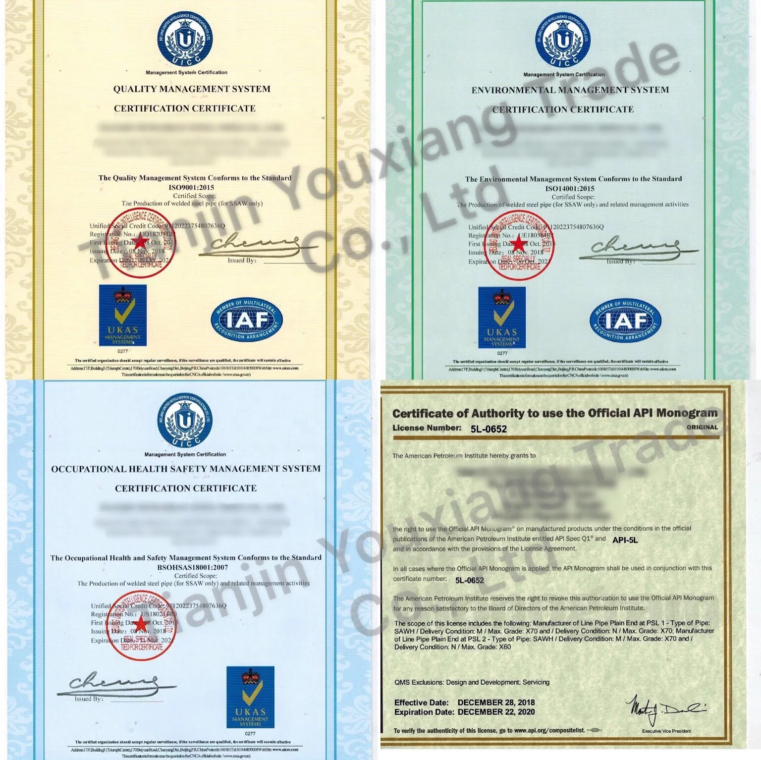 API 5L X70 PSL2 NACE MR0175 IPS-M-PI-190(2) LSAW труба/трубка/труба большого диаметра corten стальная