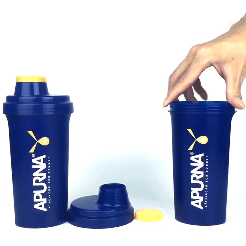 Wholesale Leak Proof Sports Gym Fitness Bodybuilding Water Bottle BPA Free Plastic Protein Powder Shaker Bottle