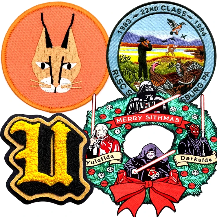 Hot sale Iron on embroidery Rock band patch for clothing bag jeans decoration