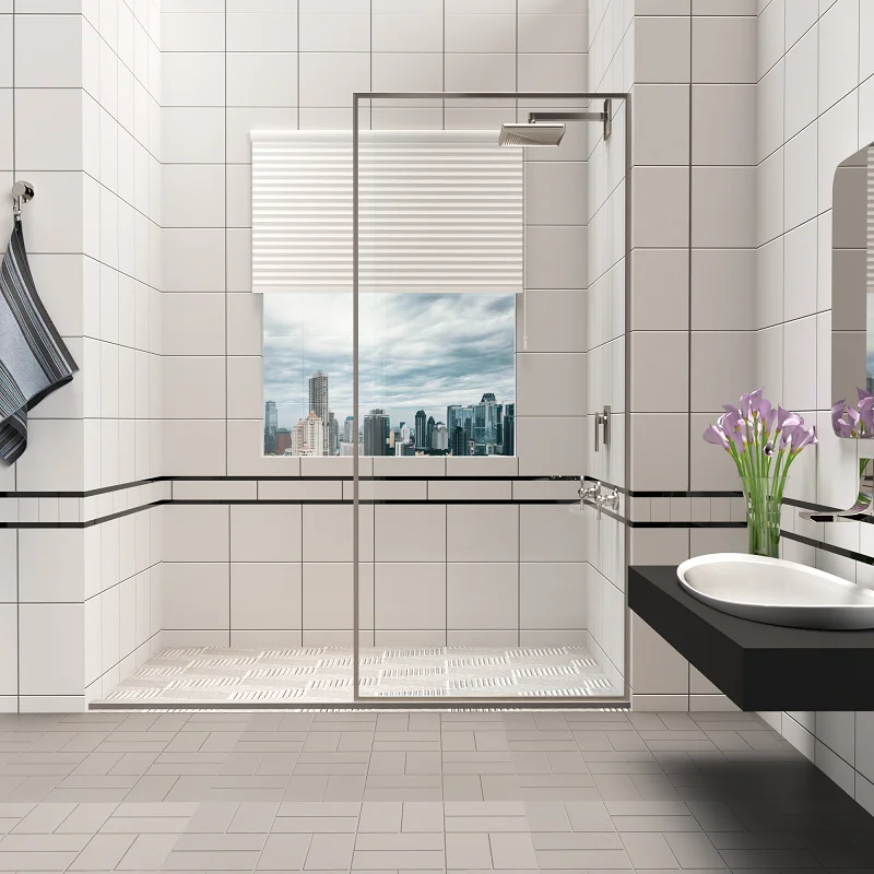 Wholesale Luxury Walk In Shower Room Indoor Quick Step Shower Screen Plexiglass Bathroom Shower Doors