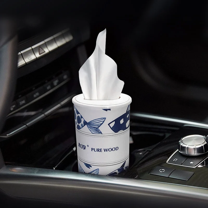 Car refill tissue Tube box tissue Cylinder box tissue