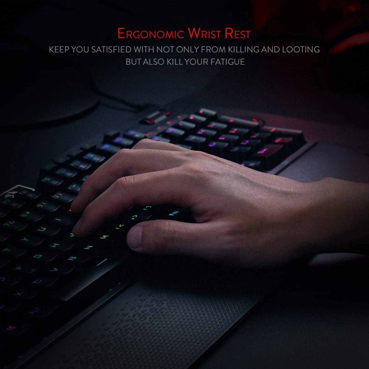 Redragon K586 Brahma RGB Mechanical Gaming Keyboard with Blue Switches
