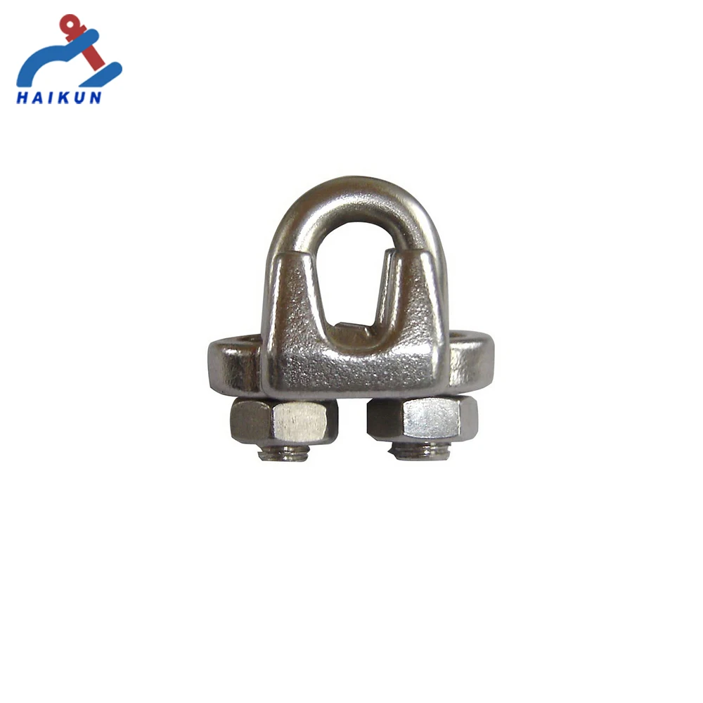 450D11 Carbon Steel Galvanized Clamp US Type Drop Forged Wire Rope Clamp
