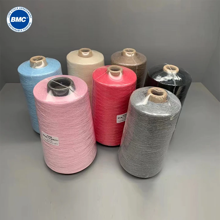 Manufacturer Supply Eco-friendly Recycle PLA Viscose Blended Yarn For Knit