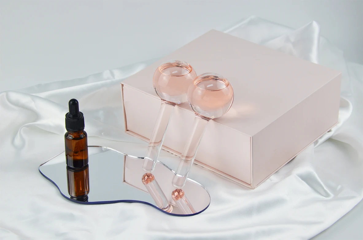 skin care cold therapy Facial massage roller customize private logo cooling ice globes for face
