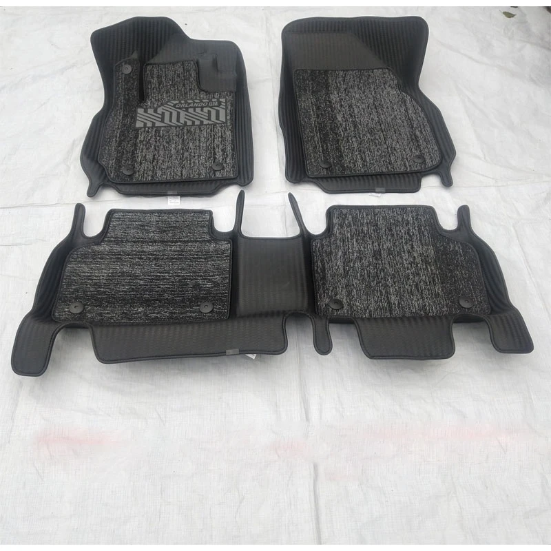 Chinese  made hot  pressed car floor mats preferred car floor mats straw mat