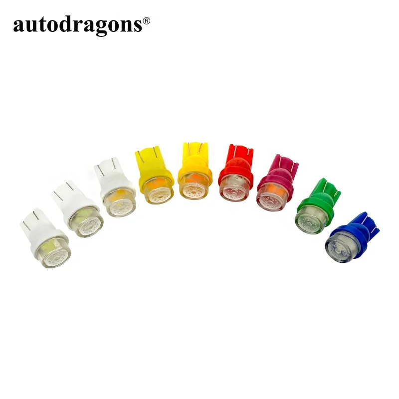 autodragons Print Logo/letter 194 #555 T10 2SMD 5630 Flat Top Diamond  pinball machines LED lights Orange