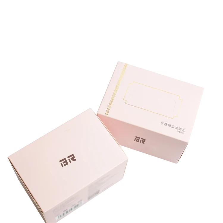 Factory wholesale dry wipes 100% cotton makeup remover disposable face towels