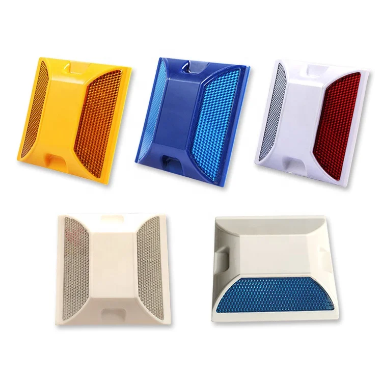 High Strength ABS Plastic Shell Epoxy Resin and Sand Filled Reflective Cat Eye Reflector Pavement Marker Road Stud for Highway
