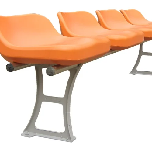 
JUYI Super cheap simple flat Stadium Seats Plastic chair fix to the concrete base BLM-2517 