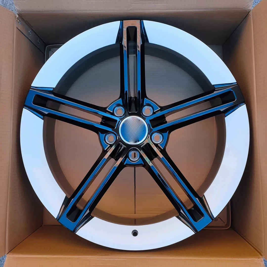 Hot selling chrome alloy wheel black yellow colorful vacuum 16-20 Inch