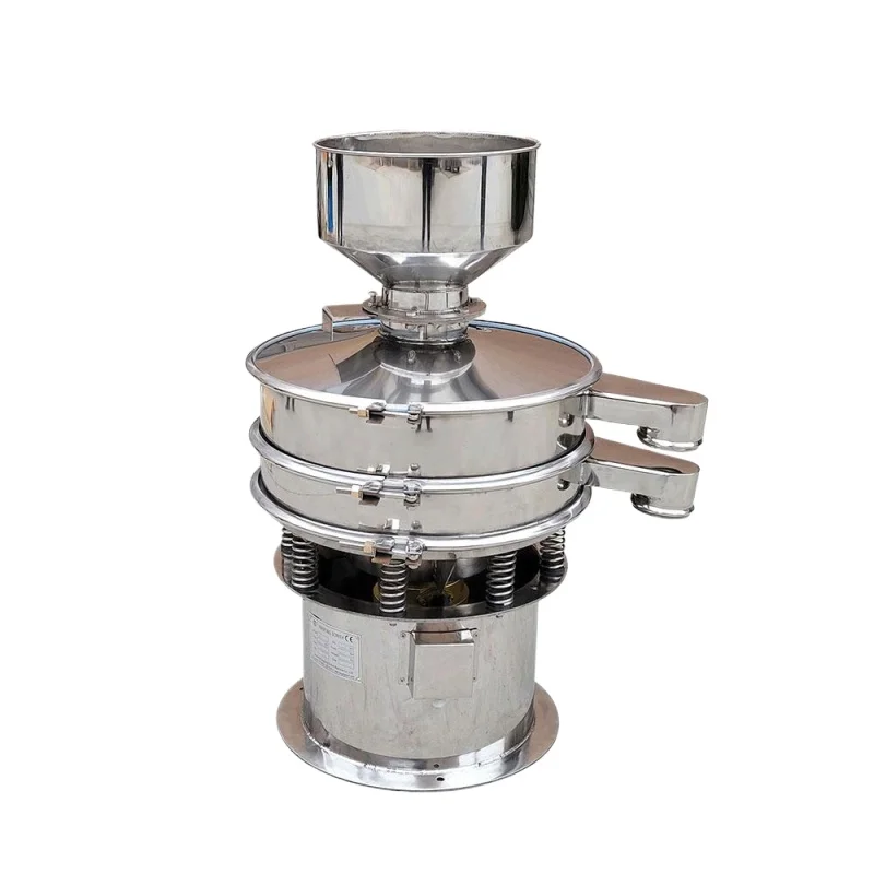 China Stainless Steel 304 Solid-Liquid Round Separation Customized Vibrating Screen Sieving Machine